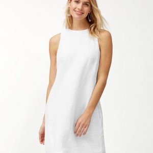 Tommy Bahama Two Palms Linen White Shift Dress L